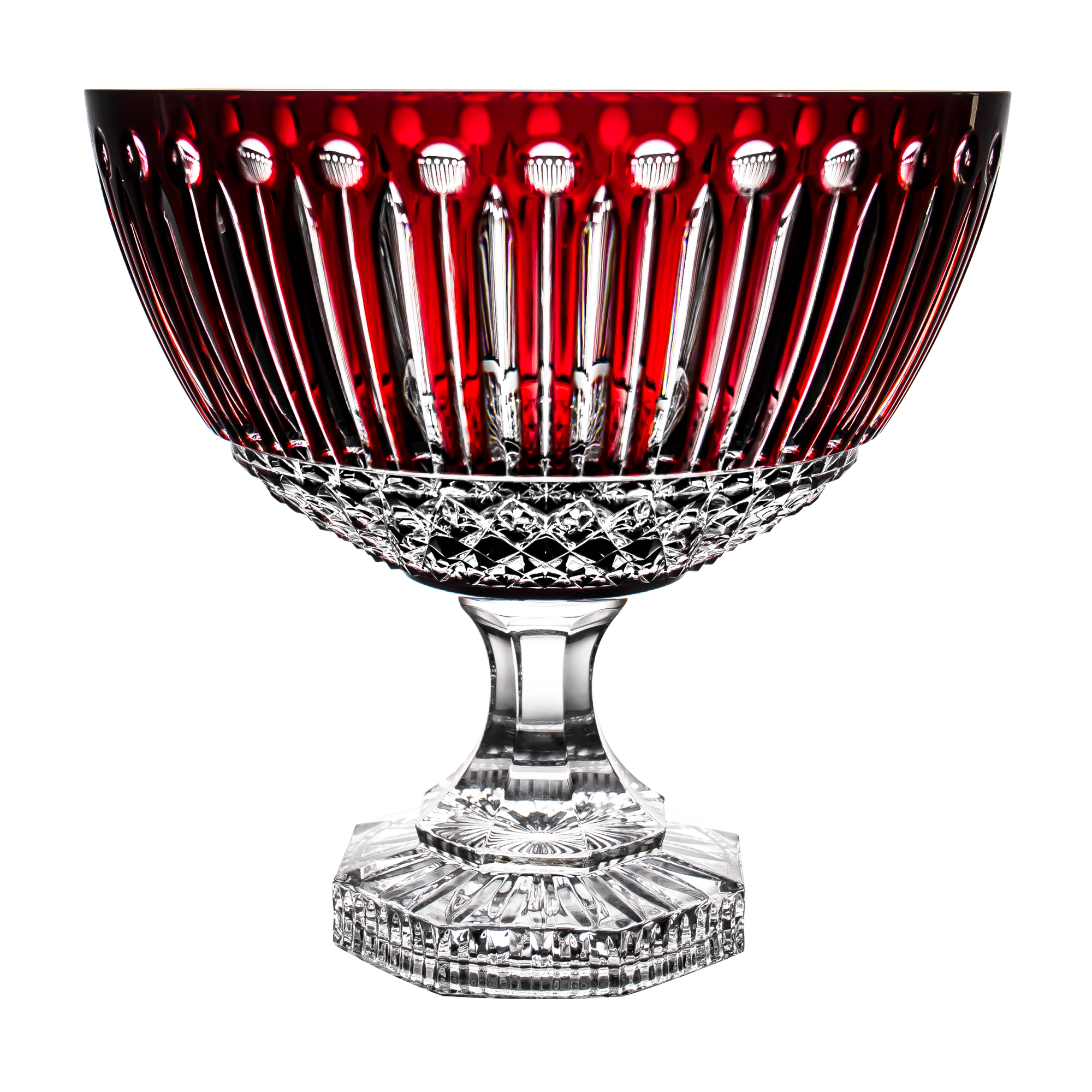 Fabergé Xenia Ruby Red Bowl 10.2 in