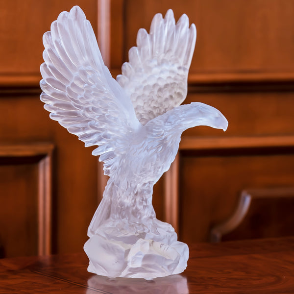 北一硝子 Eagle クリスタルガラス オブジェ 置物 Eagle - Ajka Crystal Eu store