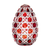 Fabergé Russian Court Ruby Red Egg Paperweight 3.9 in