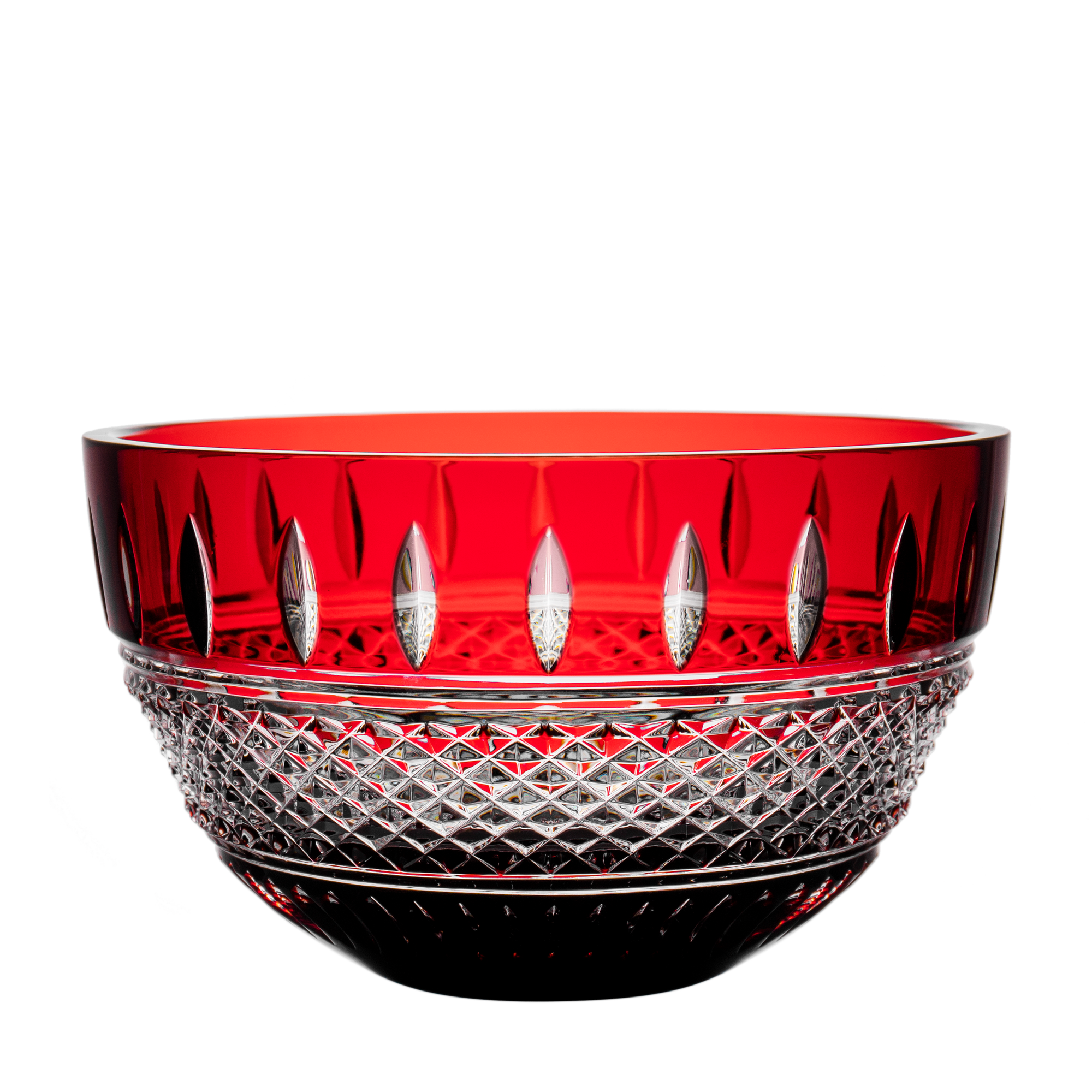 Waterford Irish Lace Ruby Red Bowl 9.8 in