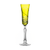 Birks Crystal Silver Ribbon Reseda Champagne Flute