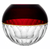 Waterford Elysian Rouge Rubis Coupes avec Bande Dorée 11.8 In