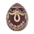 Fabergé Gatchina Gold Ruby Red Egg Paperweight 3.5 in