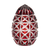 Easter Ruby Red Egg Paperweight 3.9 in