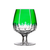 Castille Green Brandy Glass 1st Edition