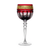 Rosenthal Gala Prestige Gold Ruby Red Large Wine Glass