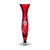 Vase rouge rubis Soleil 7.9 po