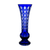 Evelyn Blaue Vase 13,8 Zoll