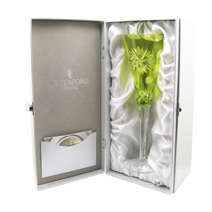 Waterford Snowflake Wishes ‘2012 Coraggio’ Flûte di Champagne Verde