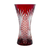 Vase rouge Estee 11.8 in