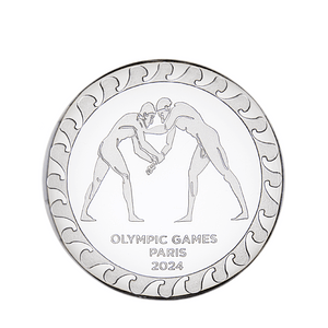 Paperweight 'Lottatore' Olimpiadi di Parigi 2024 3,3 in