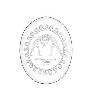 Paperweight 'Lottatore' Olimpiadi di Parigi 2024 2,8 in