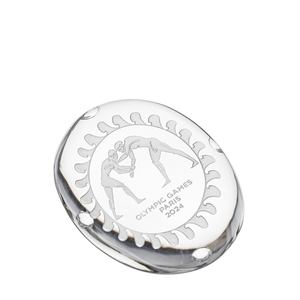 Paperweight 'Lottatore' Olimpiadi di Parigi 2024 2,8 in