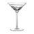 Birks Crystal Silver Ribbon Martini Glass