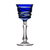 Birks Crystal Silver Ribbon Blue Cordial