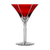 Castille Ruby Red Martini Glass 1st Edition