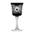 Easter Black Wine Glass