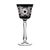Easter Black Wine Glass