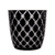 Stars Black Ice and Champagne Bucket 5.9 in