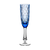 Stars Light Blue Champagne Flute