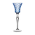 Stars Light Blue Wine Glass