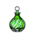 Bouteille de parfum verte Pinecone 5.4 oz