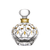 Fleur Perfume Bottle with Gold Accent 2 oz