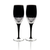 John Rocha at Waterford Black Cut Large Wine Glass