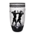 Vase Double Cased Noir Olympique III 11.8 po