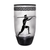 Olympics III Cristal double Noir Vase 11.8 In