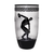 Olympics III Cristal double Noir Vase 11.8 In