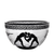 Olympics V Double Cased Black Bowl 7.9 in