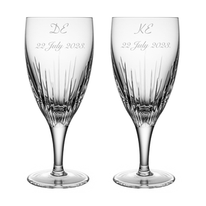 Waterford Aurora Iced Beverage Goblet Set of 2