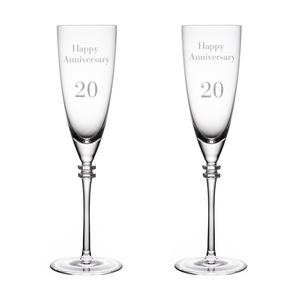 Richard Ginori Cascade Champagne Flute Set of 2