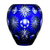 Snowflake Dreams Bleu Vase 6.9 In