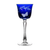 Vaso de vino grande mariposa azul