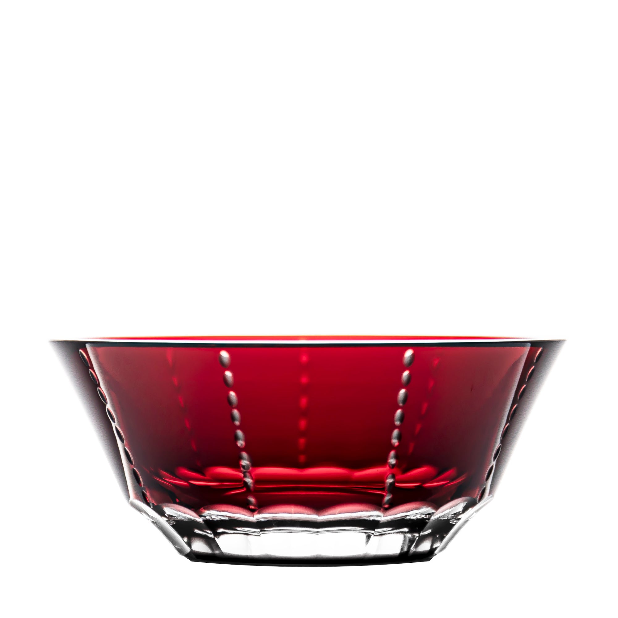 Fabergé Bristol Ruby Red Small Bowl 4.7 in 1st Edition