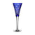 Stars Blue Champagne Flute