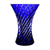 Vase bleu Frances 8.1 pouces