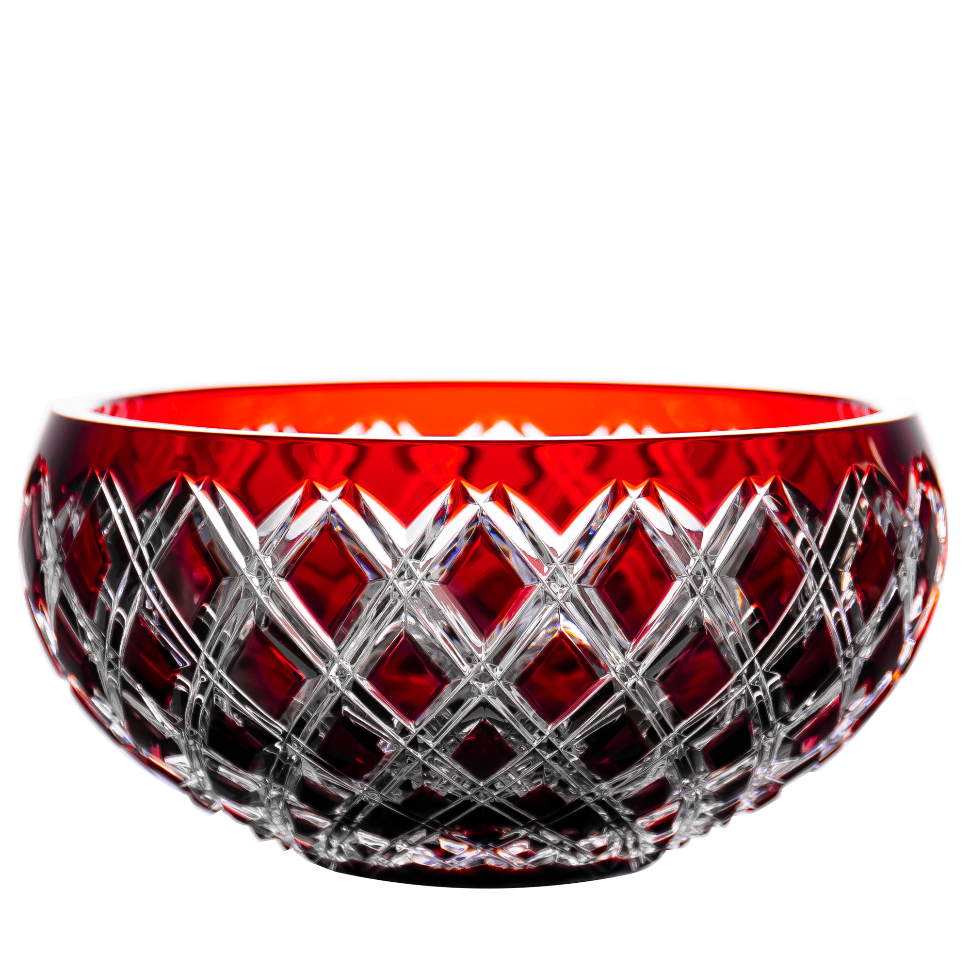 Fabergé Athenee Ruby Red Bowl 7.1 in