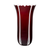 Vase rouge rubis double couche Tulipe 9,8 po