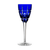 Birks Crystal Square Blue Large Wine Glass