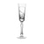 Birks Crystal Silver Ribbon Champagne Flute