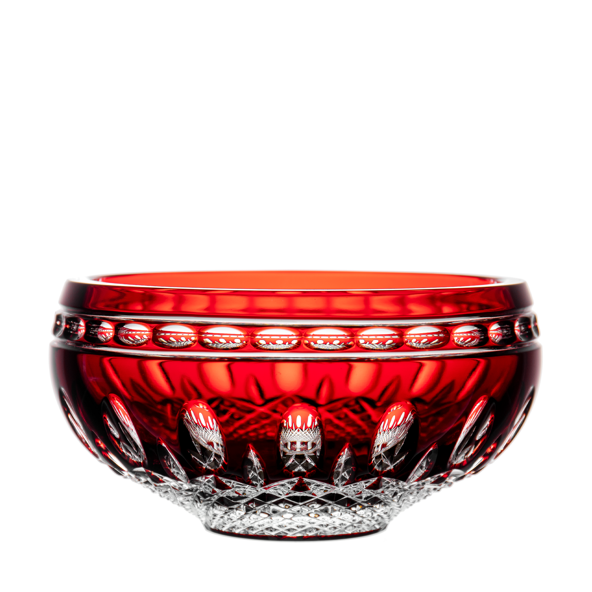 Waterford Clarendon Ruby Red Bowl 7.1 in