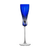 Birks Crystal Soleil Blue Champagne Flute