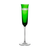 Birks Crystal Stella Green Champagne Flute