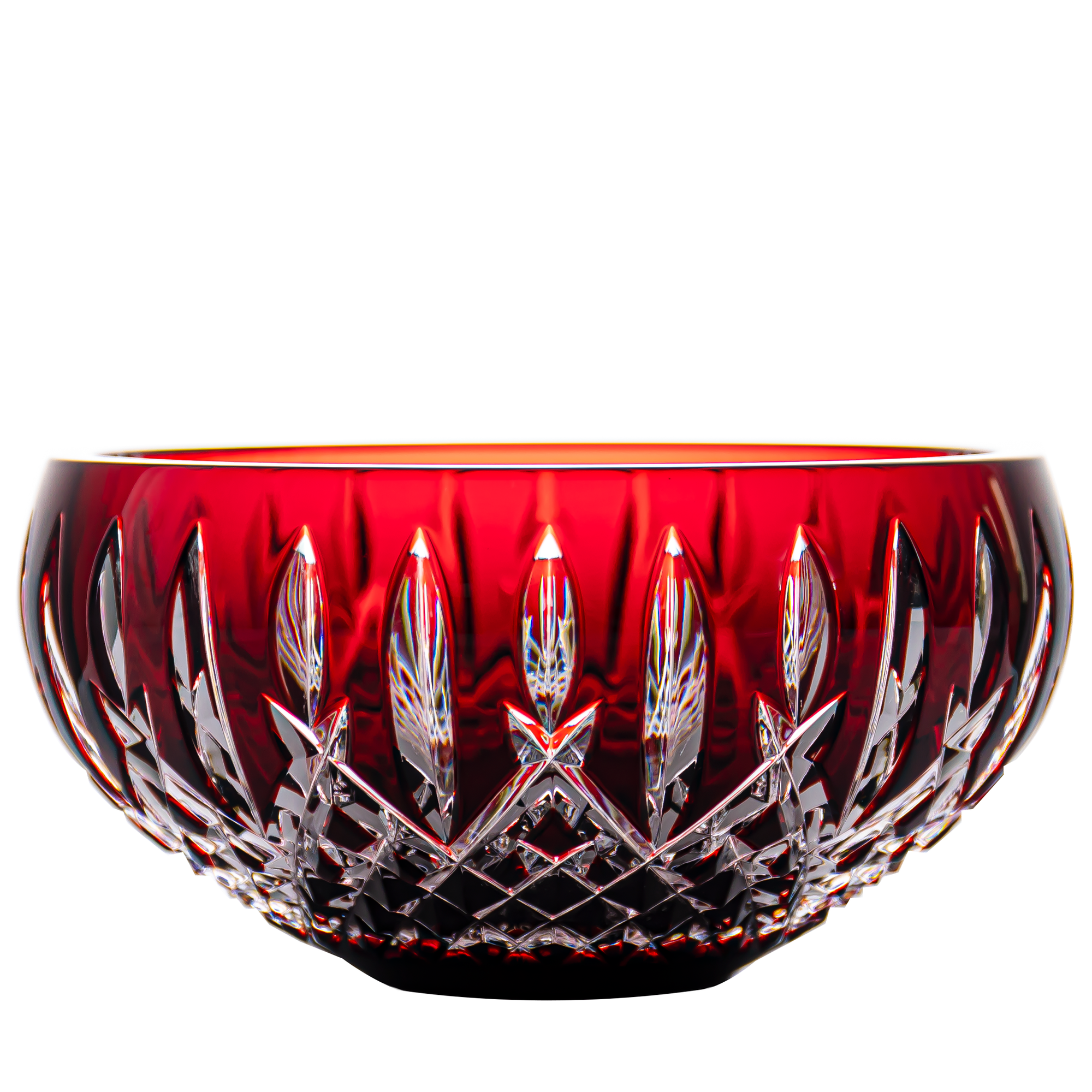 Waterford Araglin Prestige Ruby Red Bowl 7.1 in