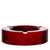 Ashtray Rosso Doppio Rivestito Rubino Rosso 5.1 in