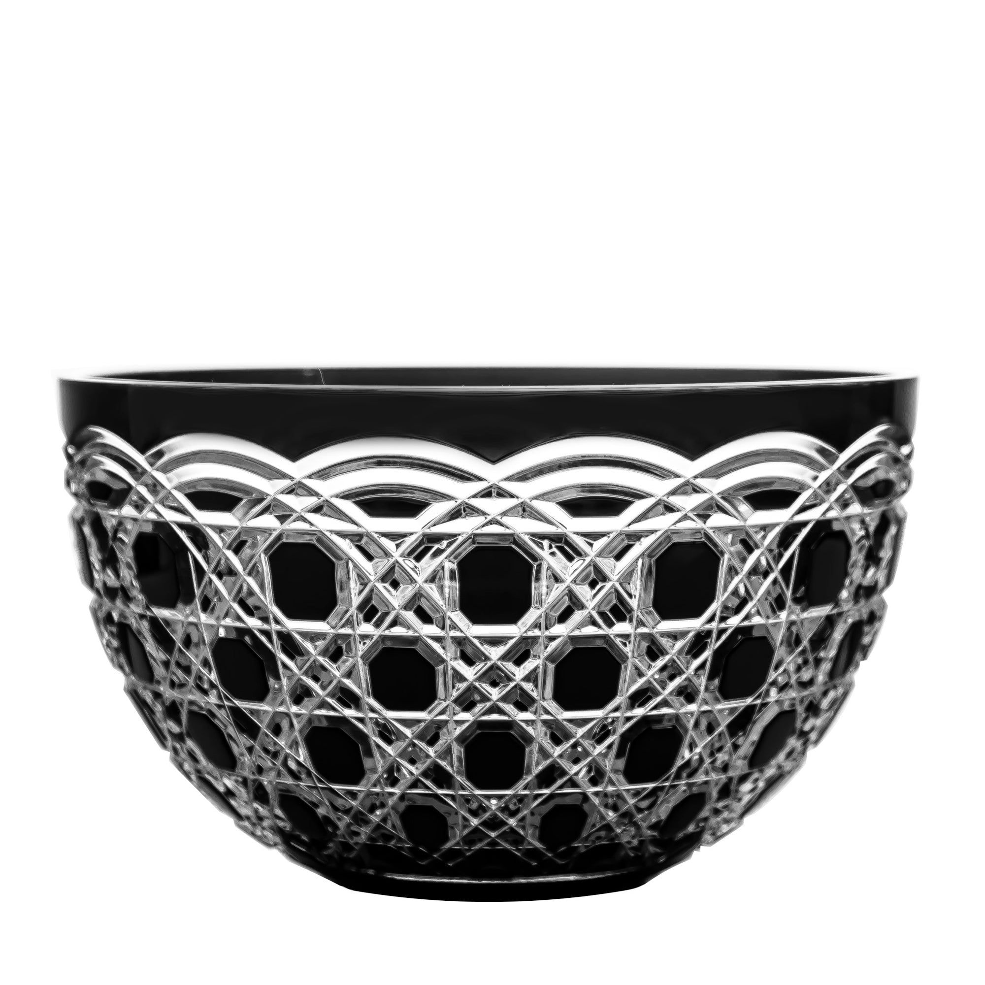 Fabergé Russian Court Black Bowl 7.9 in